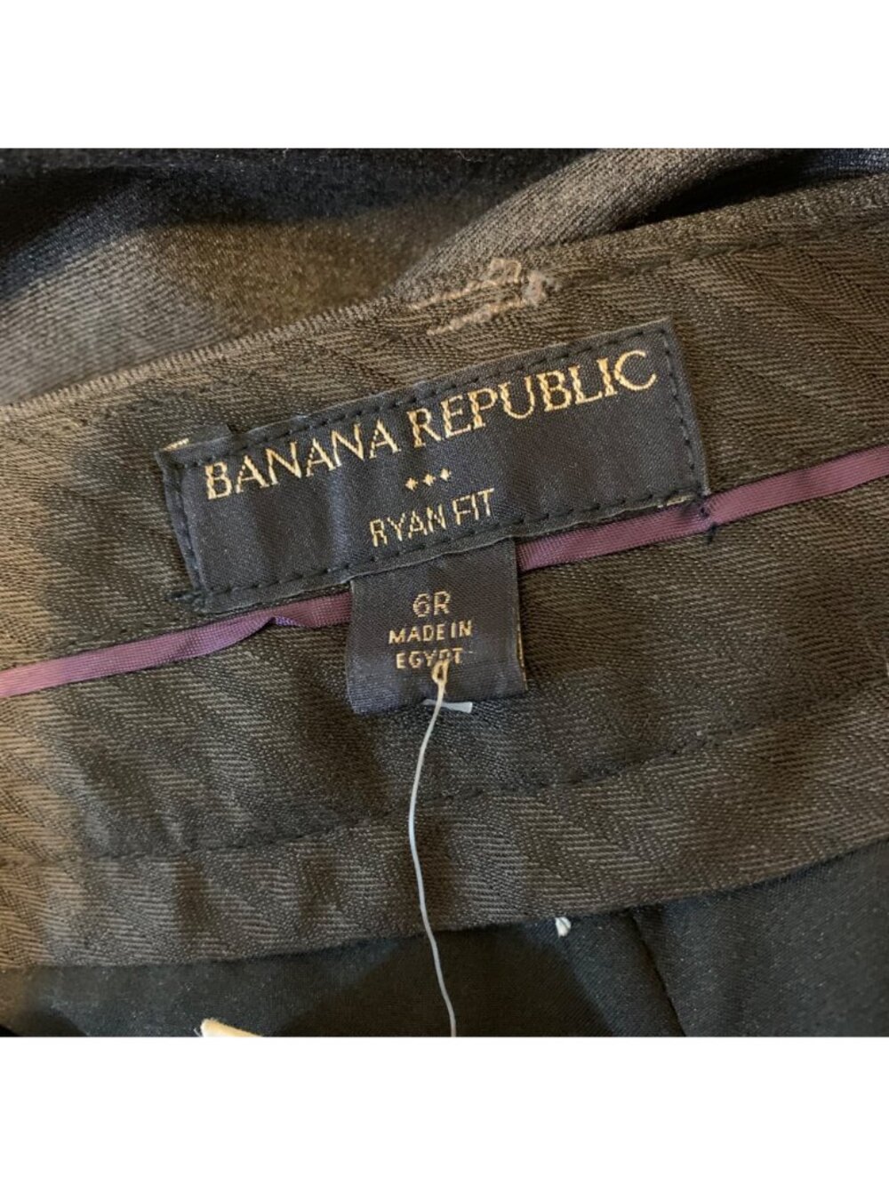 NEW Banana Republic Ryan Fit Wool Blend Wide Leg Pants Gray Office Siren Sz 6 - Picture 5 of 7